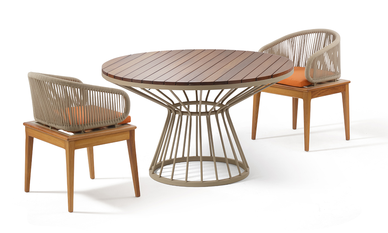Cedar Bois_ Table de Salle à Manger D_extérieur