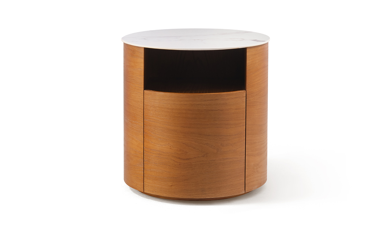 Jade Céramique_ Table de chevet 50 x50 x h 50 cm
